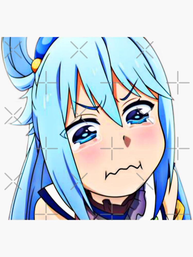 Konosuba Aqua Anime Decal