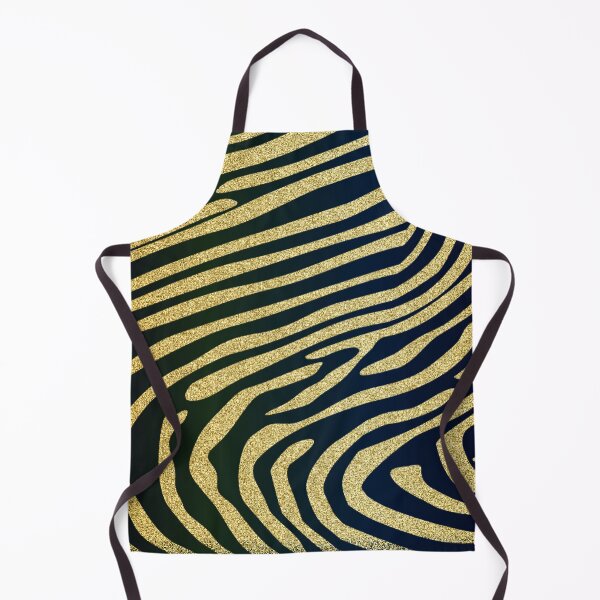 Item preview, Zebra Skin In Metallic Gold On Indigo Gradient designed and sold by IZiets.