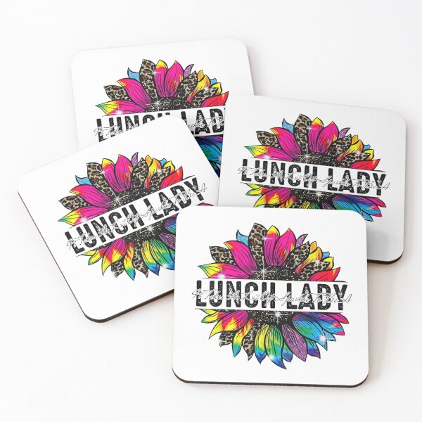 Item preview, Lunch Lady Sunflower Leopard Tie Dye Back To School designed and sold by sharpbell.