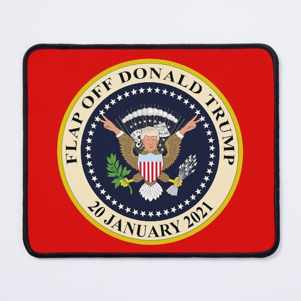 Item preview, Flap Off Donald Trump 20 January 2021 designed and sold by SolidEarthArt.
