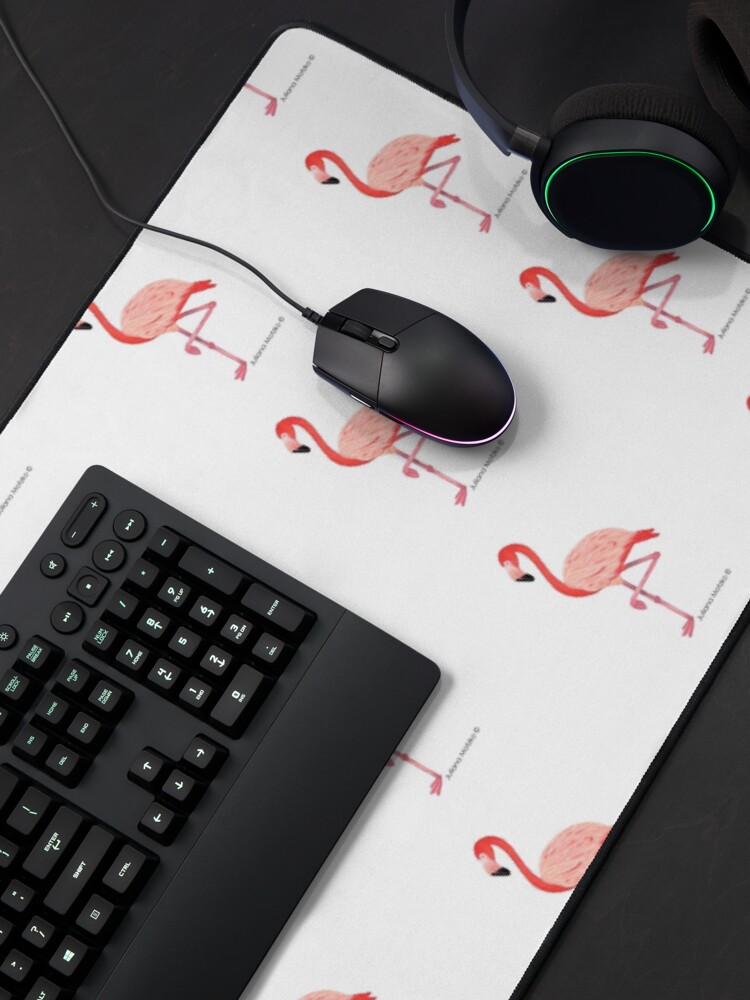 Alternate view of Flamingo Mouse Pad