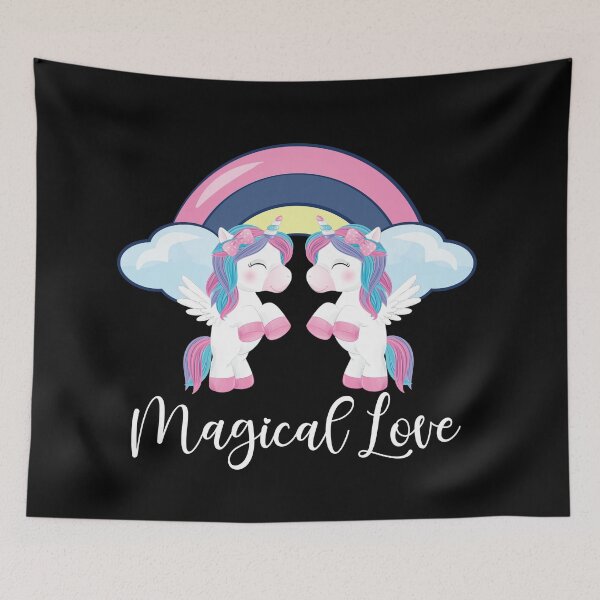 Item preview, Magical Love - Unicorn designed and sold by cruzzcreation.