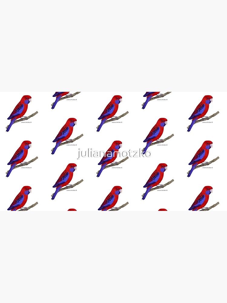 Crimson Rosella Bird by julianamotzko