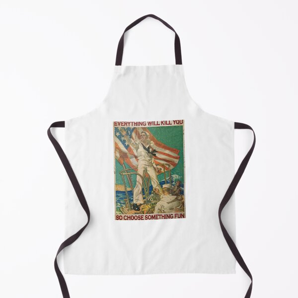 Item preview, American Navy Everything Will Kill You So Choose Something Fun designed and sold by SabineFBusch.