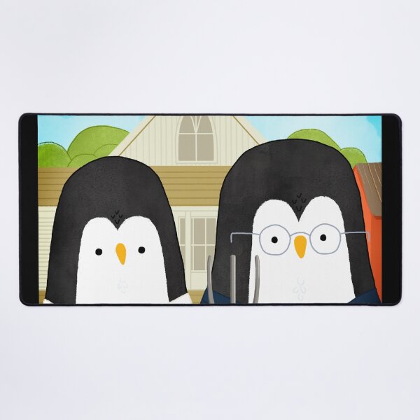 Item preview, American Goth Penguins  designed and sold by thepenguinsfamily.