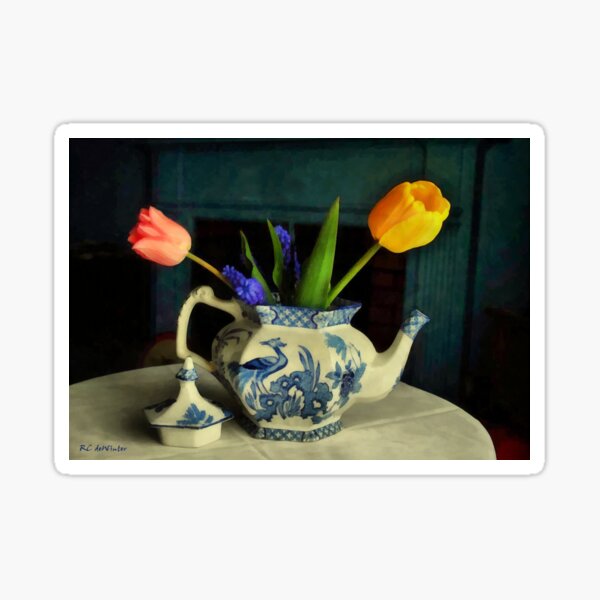 Tulip Teapot Sticker