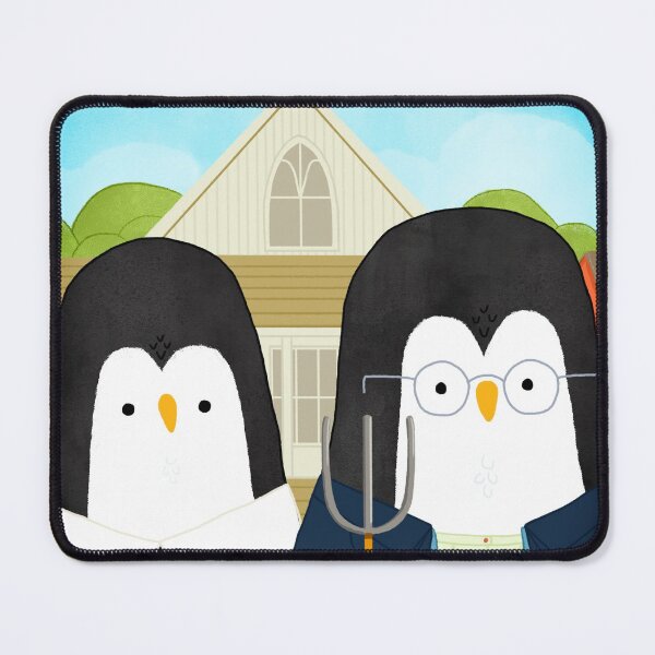 Item preview, American Goth Penguins designed and sold by thepenguinsfamily.