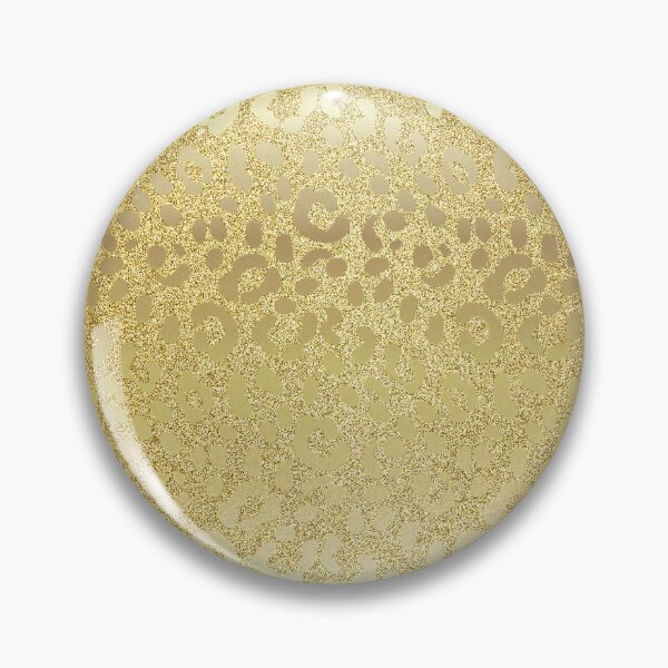 Item preview, Leopard Skin In Metallic Gold On Gold Glitter Background Graphic Design designed and sold by IZiets.