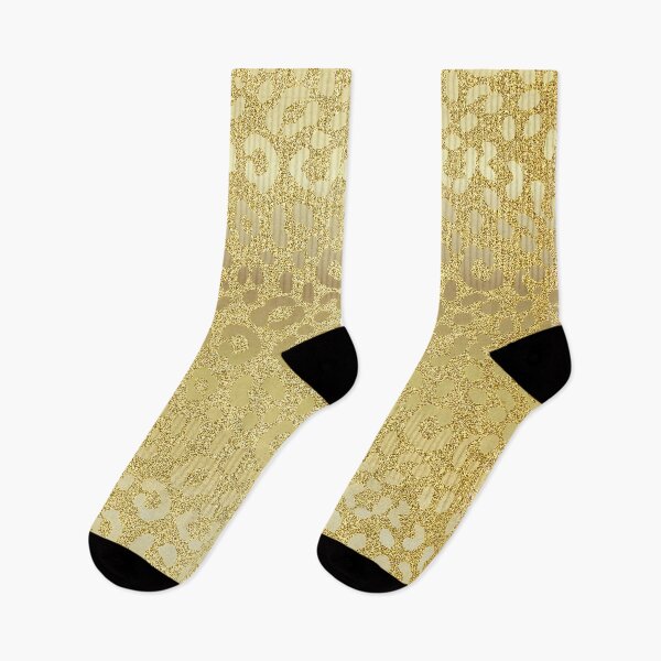 Item preview, Leopard Skin In Metallic Gold On Gold Glitter Background Graphic Design designed and sold by IZiets.