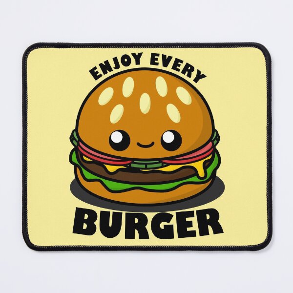 Item preview, Cute Cartoon Burger || Hamburger || Enjoy Every Burger designed and sold by cookingwithten.