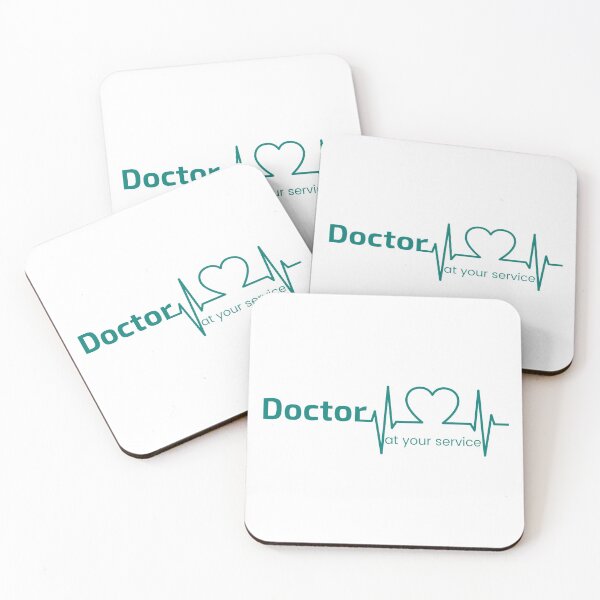 Item preview, Doctors at your service text design designed and sold by designerpriti.