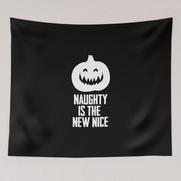 Item preview, Nughty Is The New Nice Pumpkins With Faces Winter Squash designed and sold by Nessshirts.