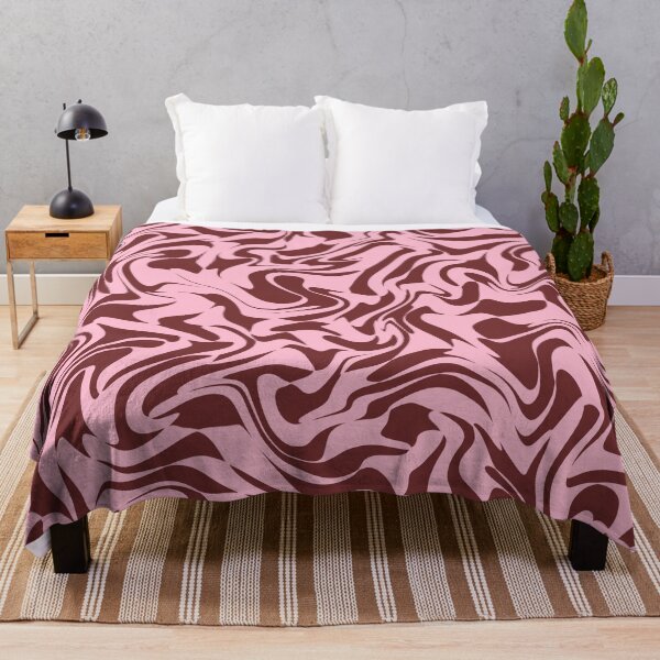Item preview, Pink and brown swirl print designed and sold by rheabhargava.