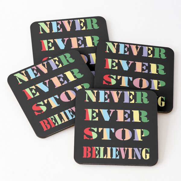 Item preview, Never Ever Stop Believing, Inspirational designed and sold by AYOUCHKA.