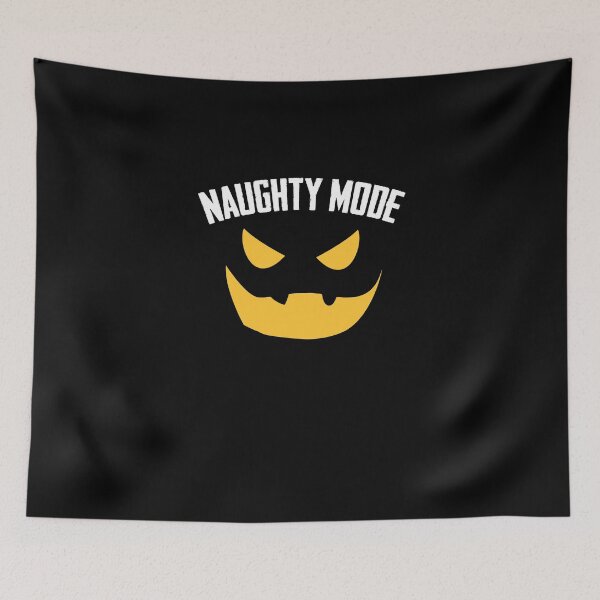 Item preview, Naughty Mode Pumpkins With Faces Halloween Season designed and sold by Nessshirts.