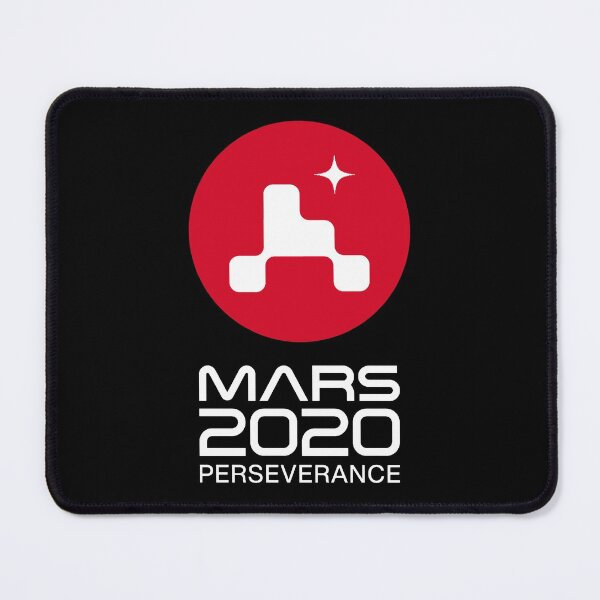 Item preview, Mars 2020 Perseverance logo NASA (white) designed and sold by SolidEarthArt.