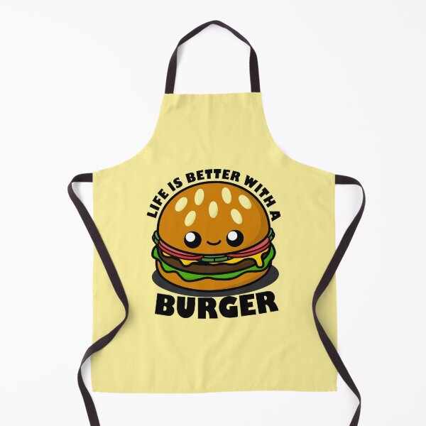 Item preview, Cute Cartoon Burger || Hamburger || Life is better with a burger designed and sold by cookingwithten.