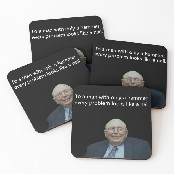 Item preview, Charlie Munger Quote: To a man with only a hammer, every problems looks like a nail designed and sold by dr-maro.