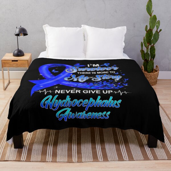 Item preview, I’m a survivor there is more to my story never give up hydrocephalus Awareness ribbon - hydrocephalus awareness designed and sold by Designs Of all kinds.