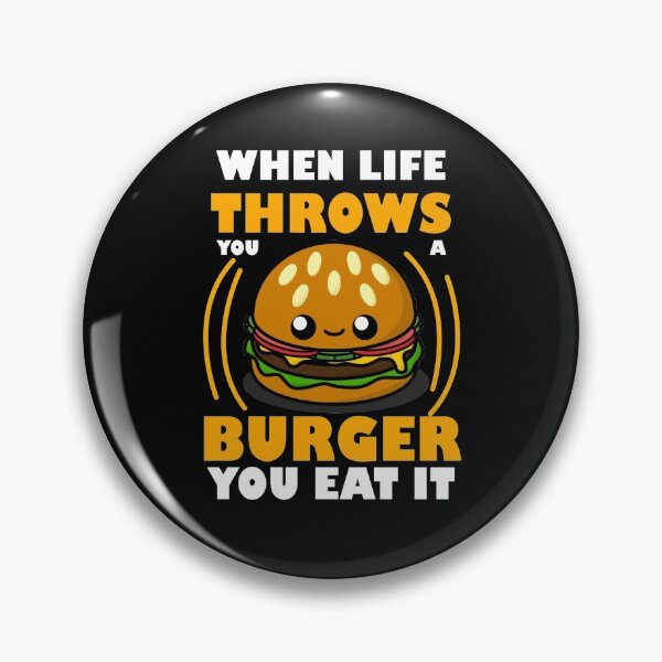 Item preview, Cute Cartoon Burger || Hamburger || When life throws you a burger, eat it designed and sold by cookingwithten.