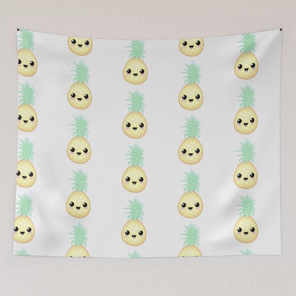 Item preview, kawaii pineapple designed and sold by Ducttapeduchess .