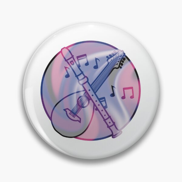 Item preview, Genderfluid Bard Symbol designed and sold by AdlayasDesigns.