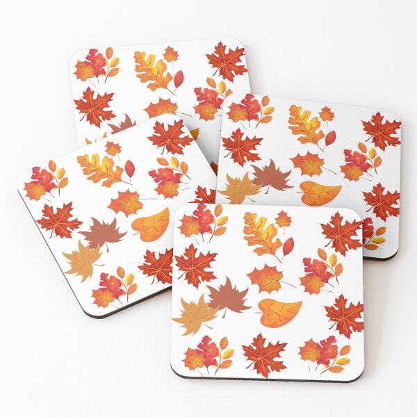 Item preview, Fall Leaves Color Pattern Autumn Gift Home Decor designed and sold by Erika Bartha.