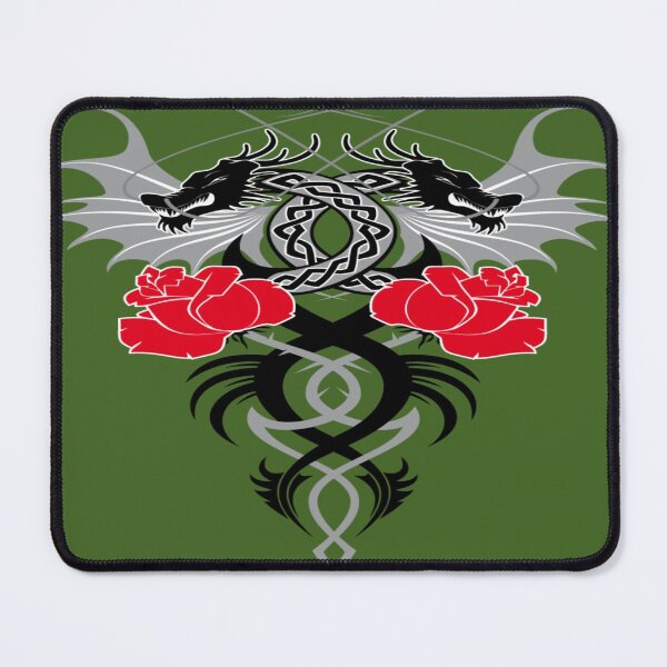 Item preview, DRAGON EN ROSES designed and sold by farfalla68.
