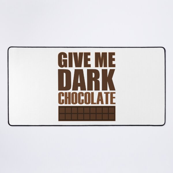 Item preview, Give Me Dark Chocolate White Background - Sweet Healthy Treat Dessert Foods designed and sold by artfulnotebook.