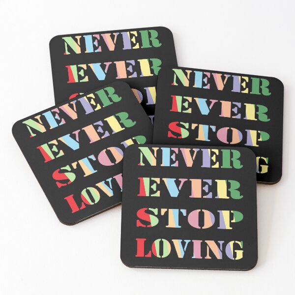 Item preview, Never Ever Stop Loving, Inspirational designed and sold by AYOUCHKA.