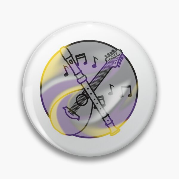 Artikelvorschau, Nicht-binäres Bardensymbol entworfen und verkauft von AdlayasDesigns.
