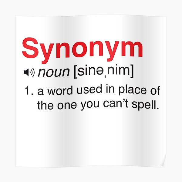 You ever realize how weird synonym is spelled? - Imgflip