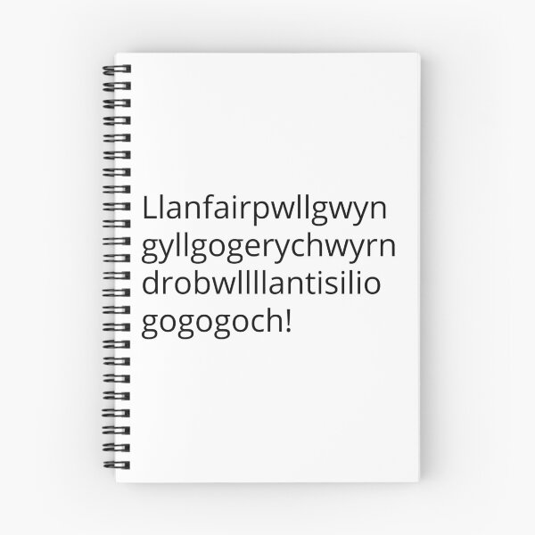 Item preview, LlanfairPG designed and sold by WelshStuff.