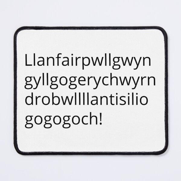 Item preview, LlanfairPG designed and sold by WelshStuff.