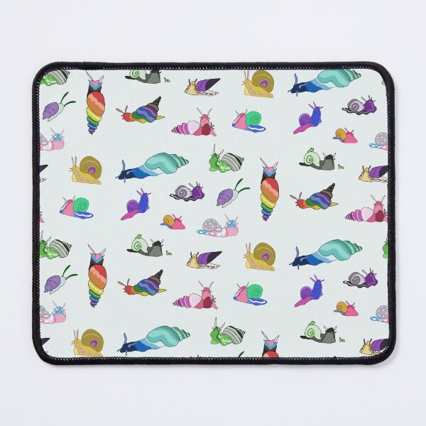 Item preview, All the Gay Snails - LGBTQ+ Snails (Light) designed and sold by Risky Beetle.