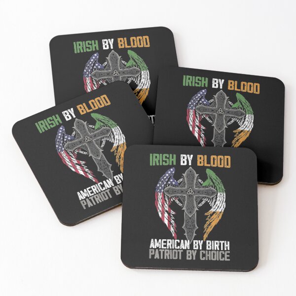 Item preview, Irish By Blood American By Birth Patriot By Choice (on back)  designed and sold by GodivaShop.