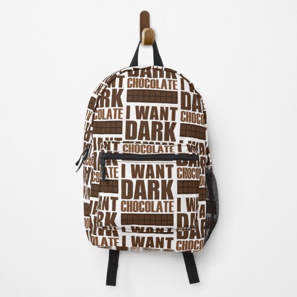Item preview, I Want Dark Chocolate White Background - Sweet Healthy Treat Dessert Foods designed and sold by artfulnotebook.