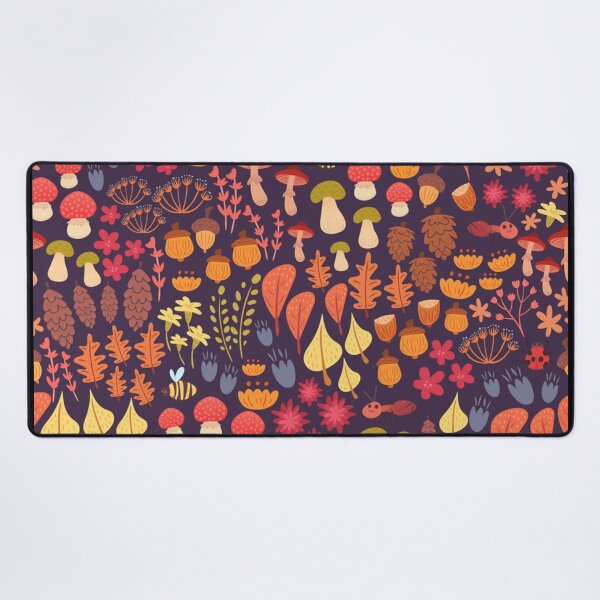Mushroom seamless pattern Desk Mat