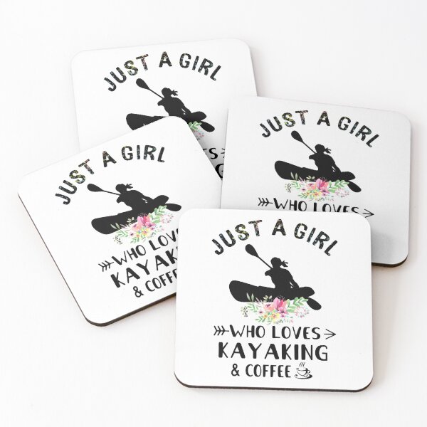 Item preview, Just A Girl Who Love Kayaking And Coffee designed and sold by JImmieMGregor.