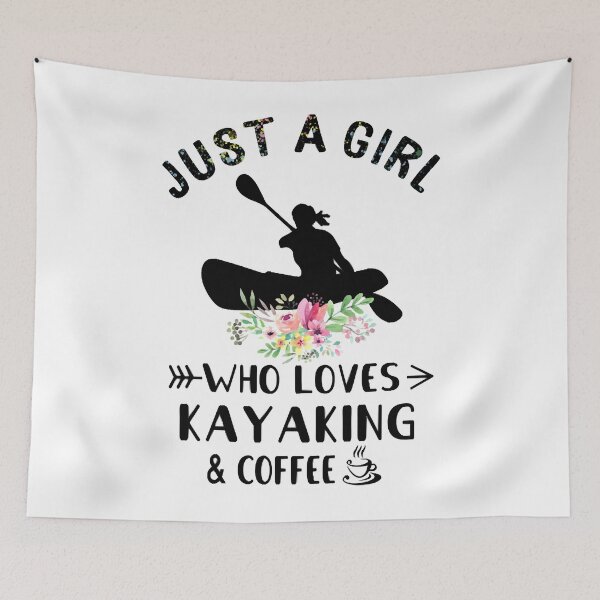 Item preview, Just A Girl Who Love Kayaking And Coffee designed and sold by JImmieMGregor.