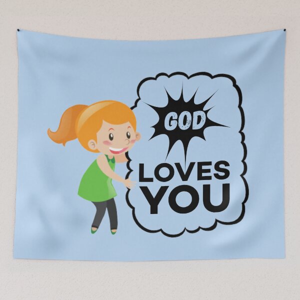 Item preview, God Loves You designed and sold by Twittlefish.