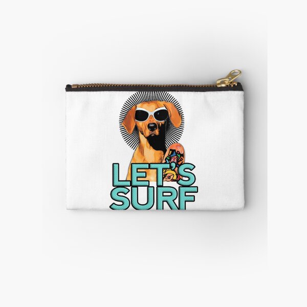 Item preview, dog on surfboard designed and sold by Nikmay Design.