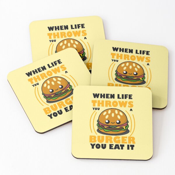 Item preview, Cute Cartoon Burger || Hamburger || When life throws you a burger, eat it designed and sold by cookingwithten.