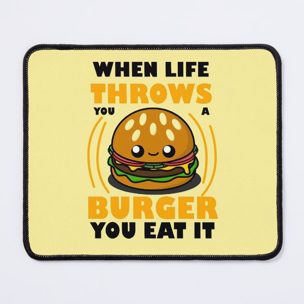 Item preview, Cute Cartoon Burger || Hamburger || When life throws you a burger, eat it designed and sold by cookingwithten.