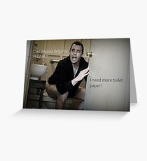 Toilet Greeting Card