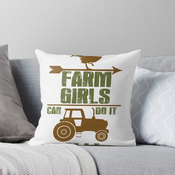 Item preview, Farm Girls Can Do It All  designed and sold by CreativeStrike.