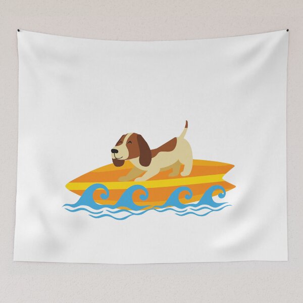 Item preview, ~ Dog Surfboarding  designed and sold by sahereative-03.