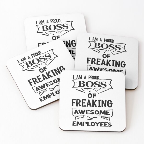 Item preview, I Am A Proud Boss Of Freaking Awesome Employees designed and sold by ABRAHEEM ALI.