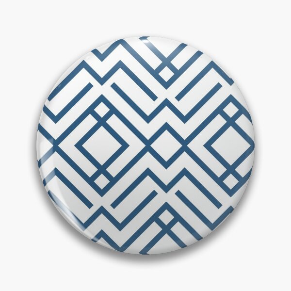 Item preview, Blue and White Chevron Stripe Shape Pattern - Hue Coordinates w/ Coloro / WGSN 2022 Spring / Summer Trending Color Atlantic Blue 115-35-20 designed and sold by ColorOfTheYears.