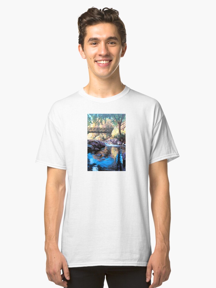 Alternate view of Boulder Creek Bridge - Late Afternoon Classic T-Shirt